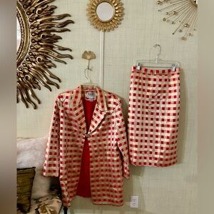 NIGHT STUDIO NY 2 Pc Skirt Suit Jacket Set  Sz 14 C3